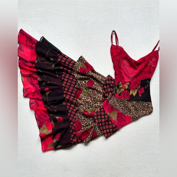 Vintage Victoria’s Secret Tier Rose Maxi Dress - Picture 6 of 12